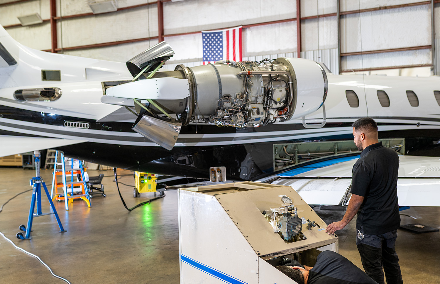 Cessna Citation maintenance at Plane Place Aviation