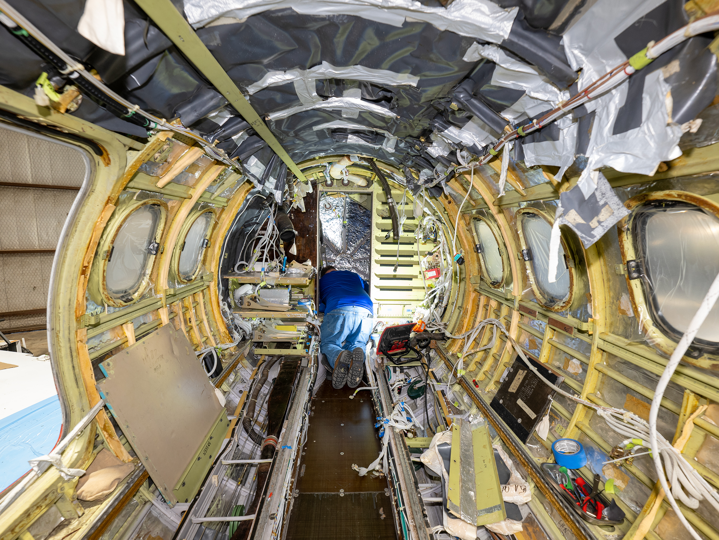Interior cabin work
