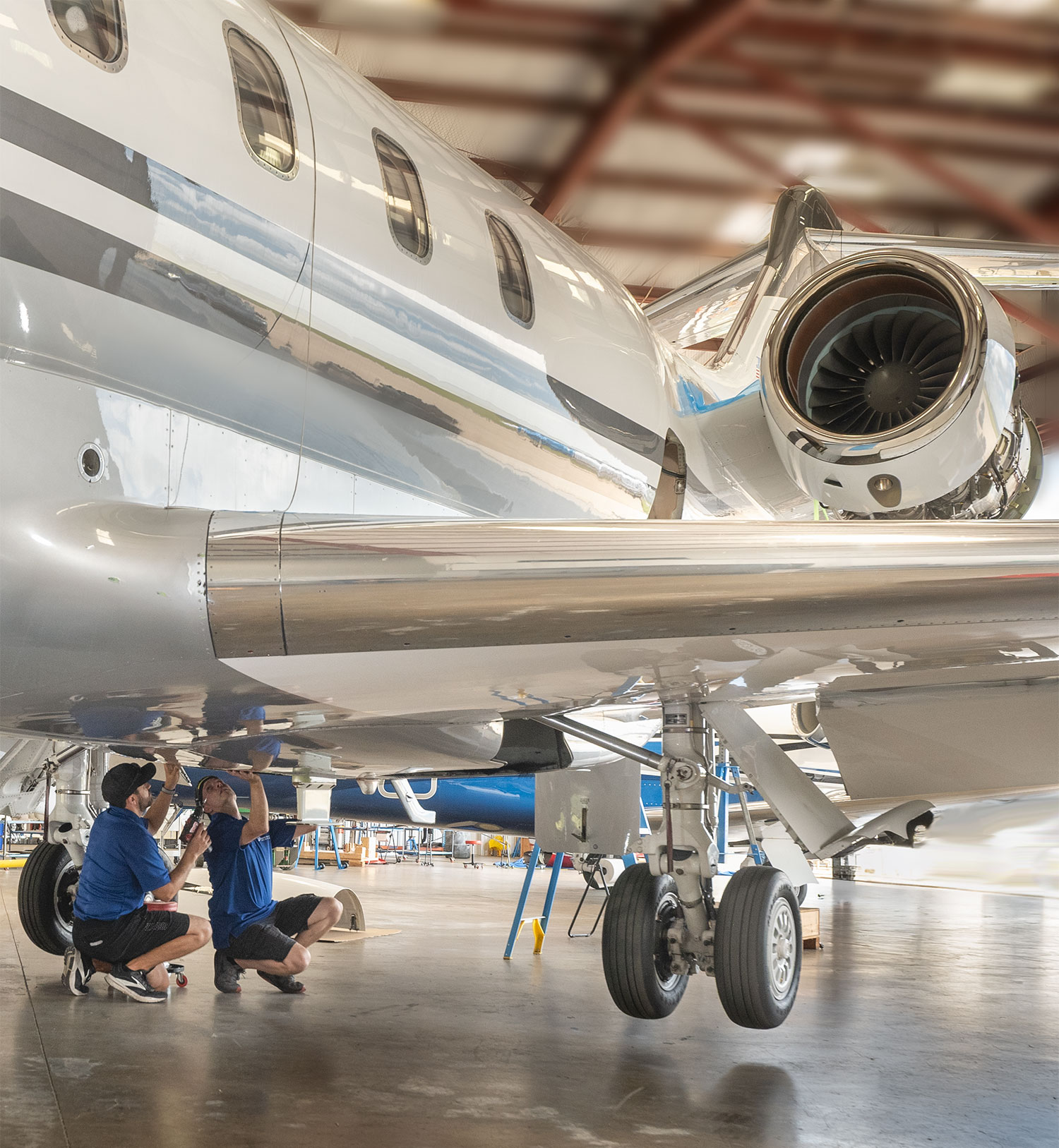Challenger aircraft at Plane Place Aviation